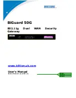 Preview for 1 page of Billion BiGuard 50G User Manual