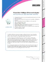 Предварительный просмотр 1 страницы Billion BIPAC-2060 Specification Sheet