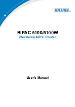 Billion BIPAC-5100 User Manual preview