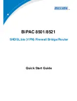 Billion BiPAC 8501 Quick Start Manual preview