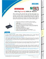 Billion myGuard 7202G Specifications preview