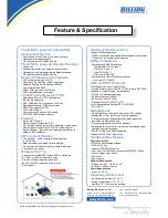 Preview for 2 page of Billion myGuard 7500GL Specifications