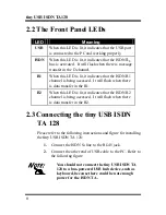 Предварительный просмотр 10 страницы Billion USB ISDN TA128 USBTAQG User Manual