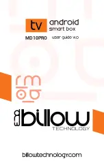 Preview for 1 page of Billow Technology MD10PRO User Manual