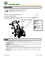 Предварительный просмотр 5 страницы Billy Goat AE401H Owner'S Manual