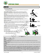 Предварительный просмотр 6 страницы Billy Goat AE401H Owner'S Manual