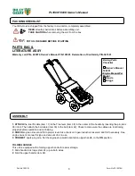 Предварительный просмотр 8 страницы Billy Goat AERATOR PL1800 Owner'S Manual