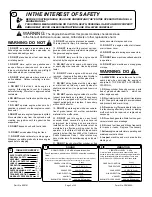 Preview for 2 page of Billy Goat FM3300 Operator Owner'S Manual