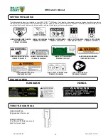 Предварительный просмотр 4 страницы Billy Goat HW651HSP Owner'S Manual