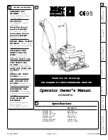 Billy Goat KD502SPQ Operator Owner'S Manual предпросмотр