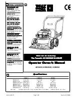 Предварительный просмотр 1 страницы Billy Goat KD505H Operator Owner'S Manual