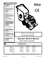 Предварительный просмотр 1 страницы Billy Goat KD512 Operator Owner'S Manual