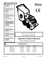 Billy Goat KD512HC Operator Owner'S Manual предпросмотр