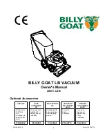 Предварительный просмотр 1 страницы Billy Goat LB351 Owner'S Manual