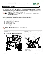 Предварительный просмотр 7 страницы Billy Goat MV600SPE Owner'S Manual