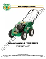 Предварительный просмотр 8 страницы Billy Goat PL1801H Owner'S Manual