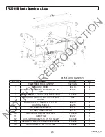 Предварительный просмотр 26 страницы Billy Goat PL2501SPH Owner'S Manual