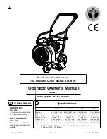 Billy Goat QB883, QB883H, QB1103, QB1103H Operator Owner'S Manual preview