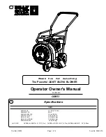 Preview for 1 page of Billy Goat QUIET BLOW QB553 Operator Owner'S Manual