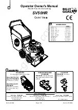 Billy Goat Quiet Vac SV50HR Operator Owner'S Manual предпросмотр