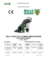 Предварительный просмотр 21 страницы Billy Goat QV550 Owner'S Manual