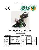 Предварительный просмотр 37 страницы Billy Goat QV550 Owner'S Manual