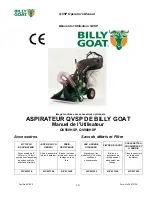 Предварительный просмотр 50 страницы Billy Goat QV550 Owner'S Manual