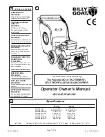 Billy Goat Termite KD512SP Operator Owner'S Manual preview