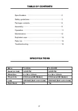 Preview for 2 page of BILT HARD TL-GD-6L Instruction Manual