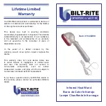 BILT-RITE 10-65200 Manual предпросмотр