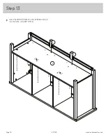 Предварительный просмотр 18 страницы Bilt Entertainment Credenza 421192 Manual