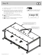 Предварительный просмотр 21 страницы Bilt Entertainment Credenza 421192 Manual