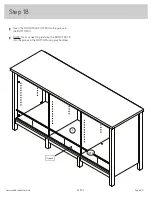 Предварительный просмотр 23 страницы Bilt Entertainment Credenza 421192 Manual