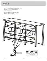 Предварительный просмотр 26 страницы Bilt Entertainment Credenza 421192 Manual