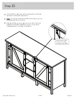 Предварительный просмотр 35 страницы Bilt Entertainment Credenza 421192 Manual