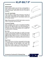 Предварительный просмотр 9 страницы Bilt Klip-BILT II Assembly Manual