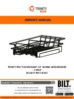 Bilt Trinity PRO ECOSTORAGE TBFZ-22122 Owner'S Manual предпросмотр