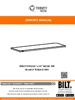 Предварительный просмотр 1 страницы Bilt TRINITY PRO TSNLNA-7299 Owner'S Manual