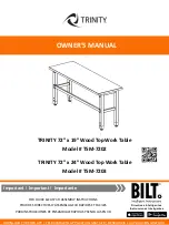 Bilt Trinity TSM-7202 Owner'S Manual preview