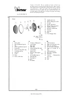 Предварительный просмотр 2 страницы Bimar Bdesign VT35 Instruction Booklet