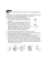 Предварительный просмотр 14 страницы Bimar BEL-12JS Instruction Booklet