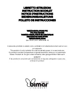 Preview for 1 page of Bimar BHN1803R-W Instruction Booklet