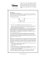 Предварительный просмотр 43 страницы Bimar DEU311.EU Instruction Manual