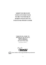 Bimar DQ1535 Instruction Booklet preview