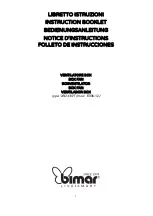 Предварительный просмотр 1 страницы Bimar E006-12 Instruction Booklet