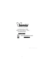 Preview for 36 page of Bimar EW-F01 Instruction Booklet