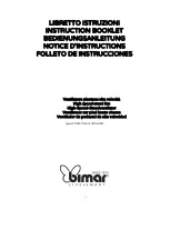 Bimar FES-45II Instruction Booklet предпросмотр