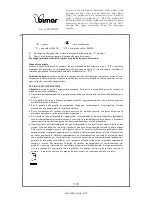 Preview for 5 page of Bimar FH-008 Instruction Booklet