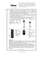 Preview for 20 page of Bimar FS40R1 Instruction Booklet