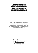 Предварительный просмотр 1 страницы Bimar HB956AH Instruction Booklet